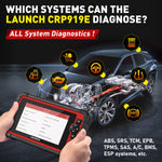 LAUNCH Crp919e full-feature Engine/ABS/SRS/Transmission Obd/OBD2 code reader X431 diagnostic tool Auto Scanner