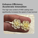 EU free shipping ANTINSKY W80 Castable 0.5kg resin natural 80% wax content smooth and sharp surface finish