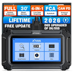 EU USA Warehouse free update XTOOL D6S Olielampje Reset diagnostic scanner universal OBD2 code reader full system for all Car's