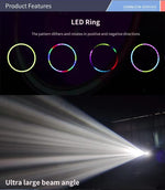 in stock European warehouse professional lighting Moving head stage lighting Beam 295 DJ-lighting Mini with RGB LED-ring