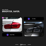 2 pcs AKD tail light for BMW F30 2013-2019 LED latest styling turn signal brake reverse light car accessories modified