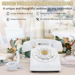 Large capacity wedding photo booth decoratie audio guest book phone with voice recordingfunction handtekeningen