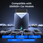 MUCAR BT200 MAX OBD2 scanner ELM327 CANFD Protocol full system AI Diagnostics tool 15 Reset lifetime free update Car Scan Tool