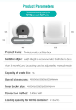 automatic, zelfreinigende litter box 2026 Upgrade Ti+ Smart Cat Litter Box