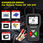 BM550 battery-diagnostic tool, Car Battery-analysetester, universal Detection-apparatuur