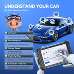 MUCAR 892BT OBD2 Scanner with AI diagnostic full-system diagnostics Bluetooth car diagnostic tool lifetime free updates