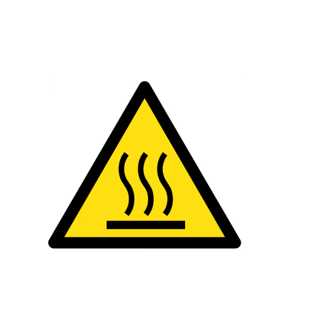Iso 7010 Conform Pvc 200X200Mm sign hot surface warning sign