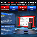 Kingbolen K7 Obd2 scanner Bi-Directional Scan Tool Car Diagnostic lifetime free update