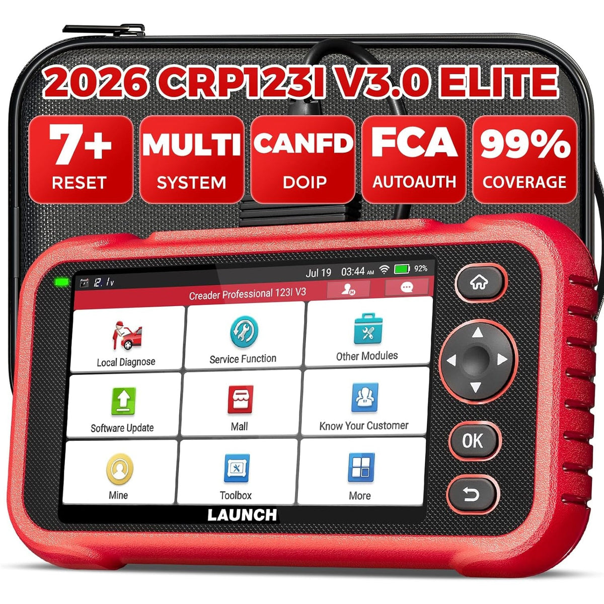 LAUNCH X431 CRP123I V3.0 Elite Diagnostic tool OBD2 Professional Auto OBD2 Scanner Lifetime free update