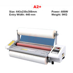 Desktop A3 A2 paper laminator Engelse version four-roller hot/cold laminator roll laminator for film and photo