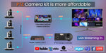 2024 Fomako Hdmi Ptz Camera Bundle 20x Optical Zoom Bh402 and Controller Toetsenbord Ptz Camera Kit Bundle