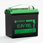 Mini-batterijpakket 12,8V 100Ah 6000 diepe cycles lithium battery for camper, elektromotor, jacht, kamperen