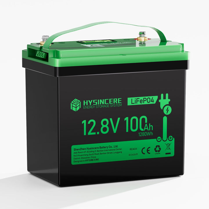 Mini-batterijpakket 12,8V 100Ah 6000 diepe cycles lithium battery for camper, elektromotor, jacht, kamperen