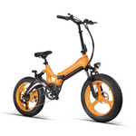 EU in stock NX Luxury Bicycle yellow orange foldable Good Shock absorption Bicycle 20" City bike for men women