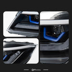 2 PCS AKD Auto Styling for BMW E90 2005-2012 320i 325i 318i DRL Turn signal High beam Angel Eye Projector Lens