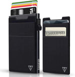 in stock standing overzeese artikelen, voorzien of voorziening for cash in the front, one-button retractable, multi-positie card holder with cash compartment.