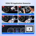 THINKCAR VENU 90 Programmable professional TPMS Tool 315MHz 433MHz Tire pressure detector Diagnoseer Activeer Herleer Sensor