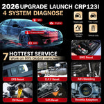 LAUNCH Latest CRP123I V2.0 Four-system OBD2 Scanner Auto Diagnostic tool Auto machine Engine analyzer