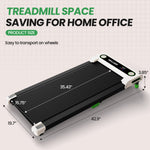 EU Stock portable Home Office Electric Treadmill with LED screen, manual Tilt adjustment, Quiet Motor, portable