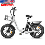 20" folding Aluminum Alloy Fat bike 36V/13Ah Rear rack lithium-ion battery C05 Pro Fat tires E-bike