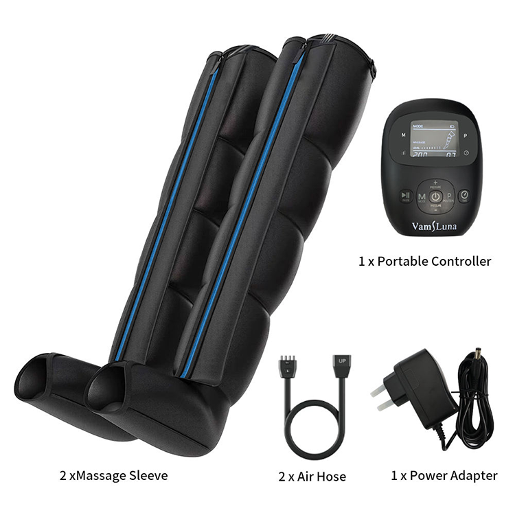 5 Airbags Wireless Luchtcompressie Herstelsysteem professional Sequentieel Device for Massagetherapie ter Verbetering of the Bloedsomloop