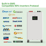 EU Stock DDP new V3 Standing 51.2V 14kWh 16kWh 16s Lifepo4 battery DIY Kit Vertical JK V19 BMS solar-energy Storage DIY Box