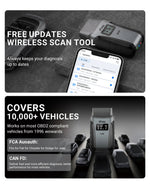 USA Warehouse XTOOL A30M Kit 2026 New OBD2 Scanner Full-system diagnostics Tool with Bidirectional 26+ Reset Free update