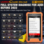 LAUNCH X431 Elite For Audi Auto Professional Obd2 Full-Function Can Fd/Bidirectional control Auto Diagnostic Scan tool