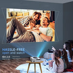 new model LCD-projector 1080P resolutie high helderheid Android Smart for klaslokalen vergaderingen outdoor use