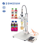 Zonesun ZS-XGPZ1 full Pneumatische Desktop Plastic Fles Capping Machine for 10-50Mm Fles Dop