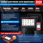 2026 LAUNCH X431 PRO3S+ ELITE J2534 Programmable Bidirectional Automotive Scanner with 2 year free warranty