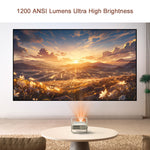 European Warehouse Z7 Projectors Linux Projector Full HD 1080P 360 ° Draaibare Gimbal-projector 1200 ANSI Home Theater