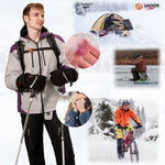 Verwarmde gloves for outdoor, winter, waterproof, thermisch, touchscreen, rechargeable, lightweight, long batterijduur, antislip.