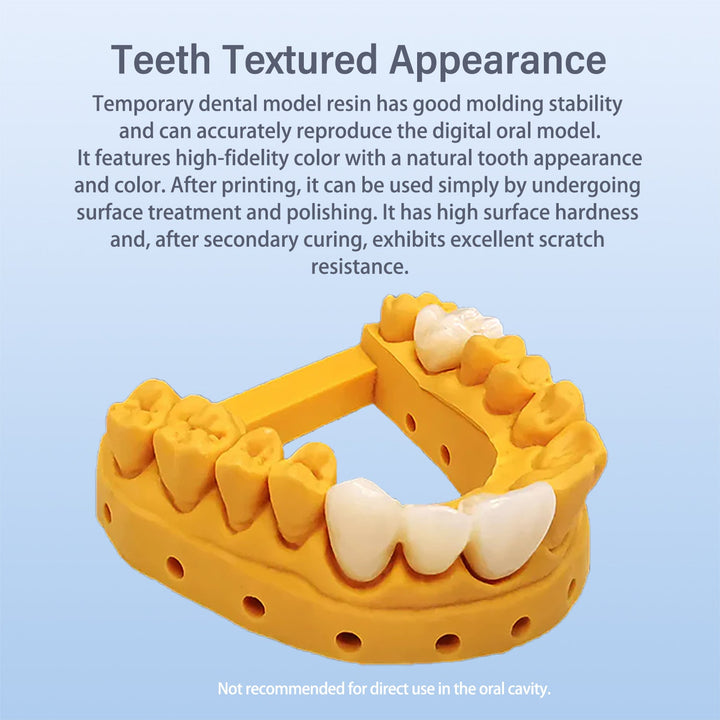 [EU free shipping] Antinsky Temporary Dental Model Resin color A1 A2 A3 Dental Resin for DLP LCD Hars 3D Printer 405nm 0.5kg