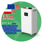 EU Stock DDP new V3 Standing 51.2V 14kWh 16kWh 16s Lifepo4 battery DIY Kit Vertical JK V19 BMS solar-energy Storage DIY Box