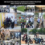 VOMO X80 PRO Electric City bike rear-wheel motor 250W Steel Frame 20 inch Wheels Hydraulische Disc brakes