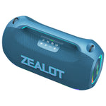 ZEALOT ZE41 250W powerful Wireless Speaker with RGB lighting and Schouderband Perfect