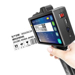 portable 12,7 mm handbediende inkjet codeerprinter for printen of houdbaarheidsdata and nummers on metal, glass, plastic bottles and zakken