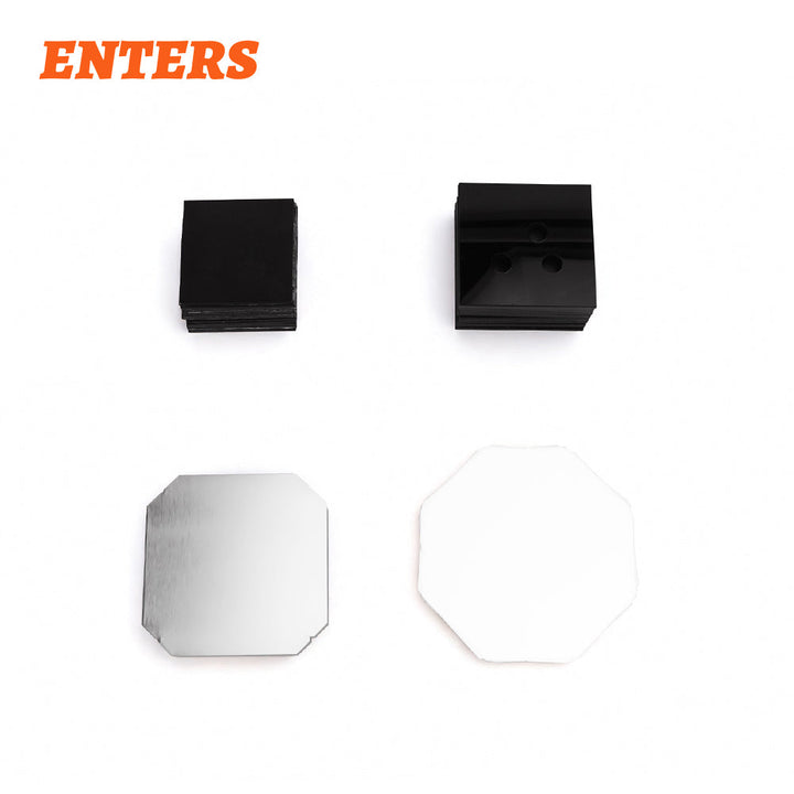 1000 sets DIY craft 50*50mm acrylic magnets with backing