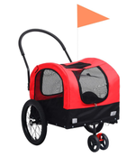portable 2-In-1 Bicycle Aanhangwagen Jogging Kinderwagen For Pet Baby Camping Walking Walking Walking Cycling durable Hondendrager 80Kg