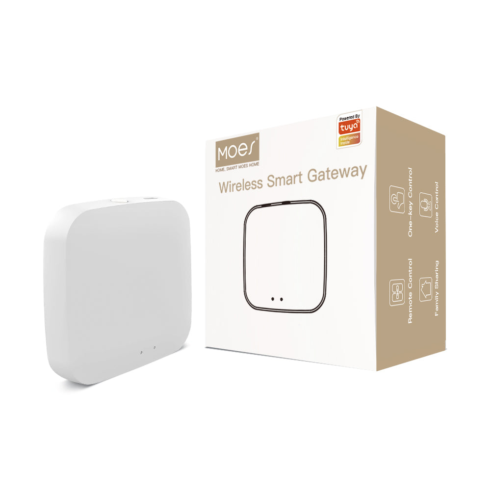 Moes Tuya ZigBee 3.0 Wireless Smart Gateway Hub Automatiseringscontrolecentrum for smart products Works with Alexa Google Home