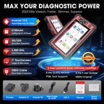LAUNCH CRP919E car diagnostic tool full system Automotive Scanner Active Test CAN FD/DIOP 29+ Reset Code reader