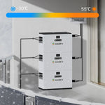 Plug & Play MPPT Monokristallijn Silicium LiFePO4 battery 3.8KWH 7.6kWh 11.4kWh Balkon Energie system Kit Micro-omvormer All-