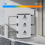 Plug & Play MPPT Monokristallijn Silicium LiFePO4 battery 3.8KWH 7.6kWh 11.4kWh Balkon Energie system Kit Micro-omvormer All-