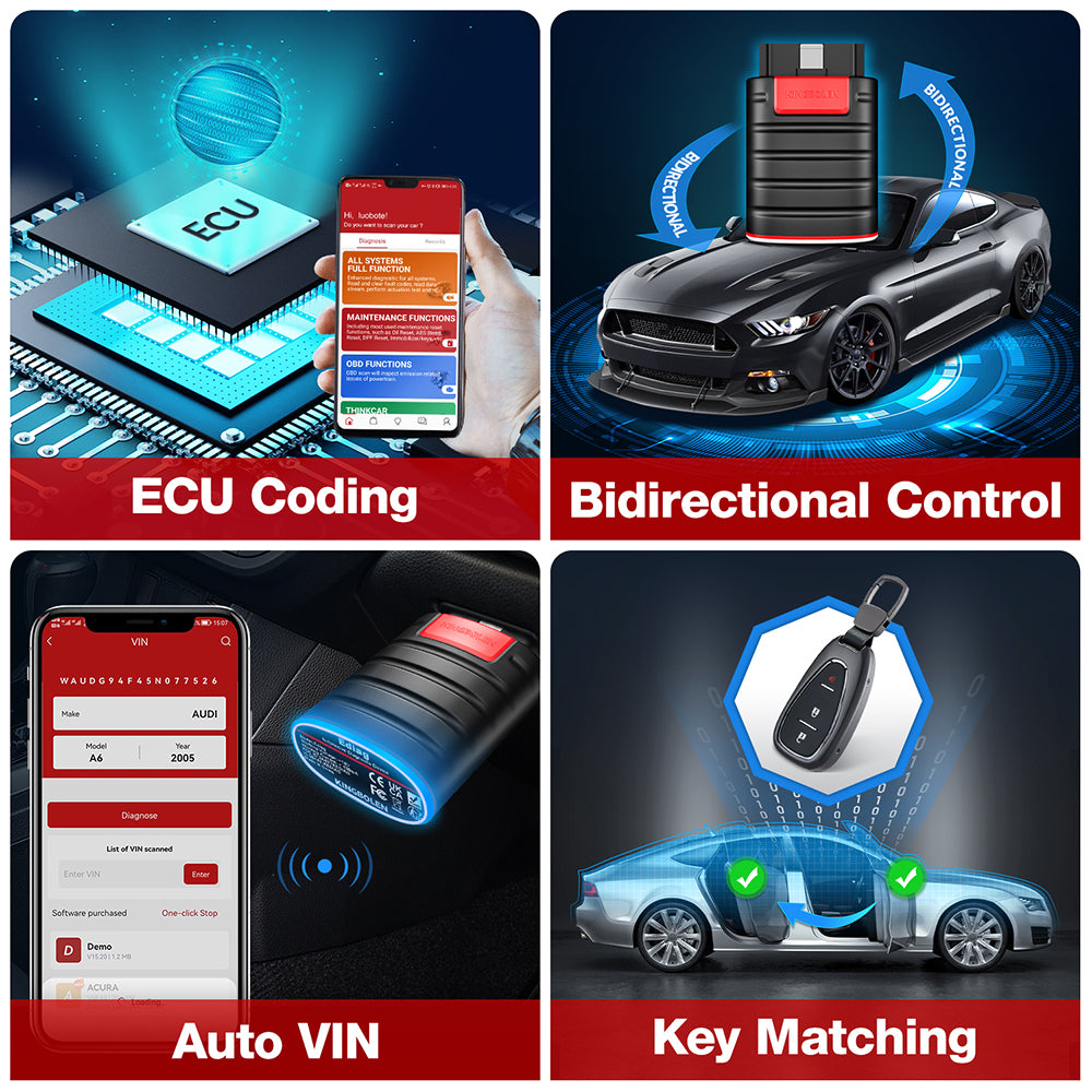 US EU KINGBOLEN Ediag new version all car brands all reset Service 1 year free Bluetooth OBD2 Scanner PK X431 Golo Pro ThinkD
