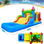 commercial Inflatable Uitsmijter Combo Hindernisbaan Bounce Home Kasteel With Slide, Ball pit Pool, Obstakels, Klimmen, Blower
