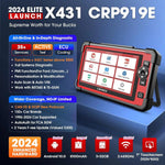 Usa Eu Warehouse Launch Crp919e Elite Bi-Directionele Scan Tool Full-system Auto OBD2-scanner with 2 year free as Crp919x