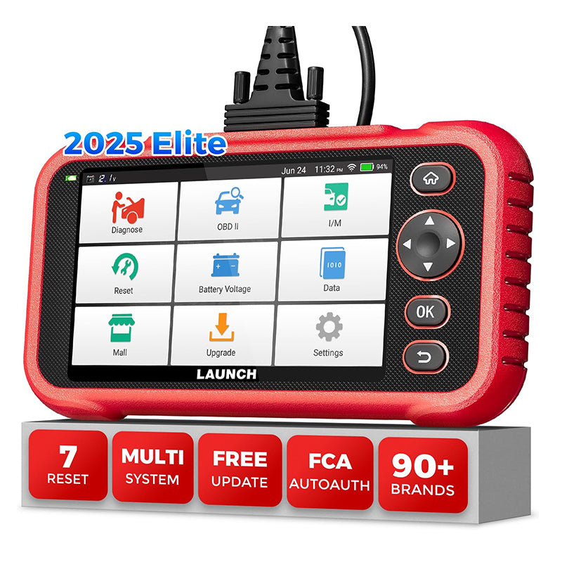 USA EU Warehouse LAUNCH CRP123I V2.0 Elite OBD2 Scanner 2026 lifetime free updates Tool for Motor ABS SRS diagnostic