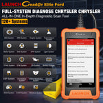 Usa Eu Warehouse Launch Cre For Chrysler Obd2-scanner Full-System Diagnostic Bidirectional Scan tool ECU coding Lifetime free