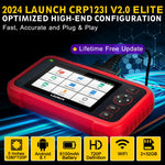 USA EU Warehouse LAUNCH CRP123I V2.0 Elite OBD2 Scanner 2026 lifetime free updates Tool for Motor ABS SRS diagnostic